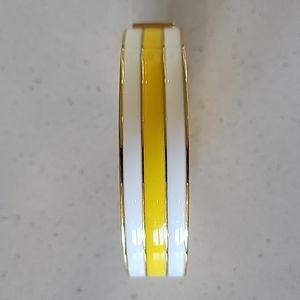 J Crew Gold, Yellow & Cream Bangle